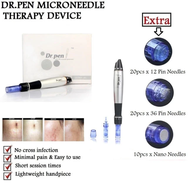 Factory Price High Quality Nano Silicon Needle Cartridges Electric Microneedle Derma Pen A1