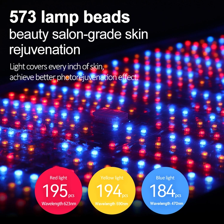 7 Colors LED Light Therapy Machine Neck Skin Rejuvenation Face Care Treatment Beauty Anti Whitening PDT