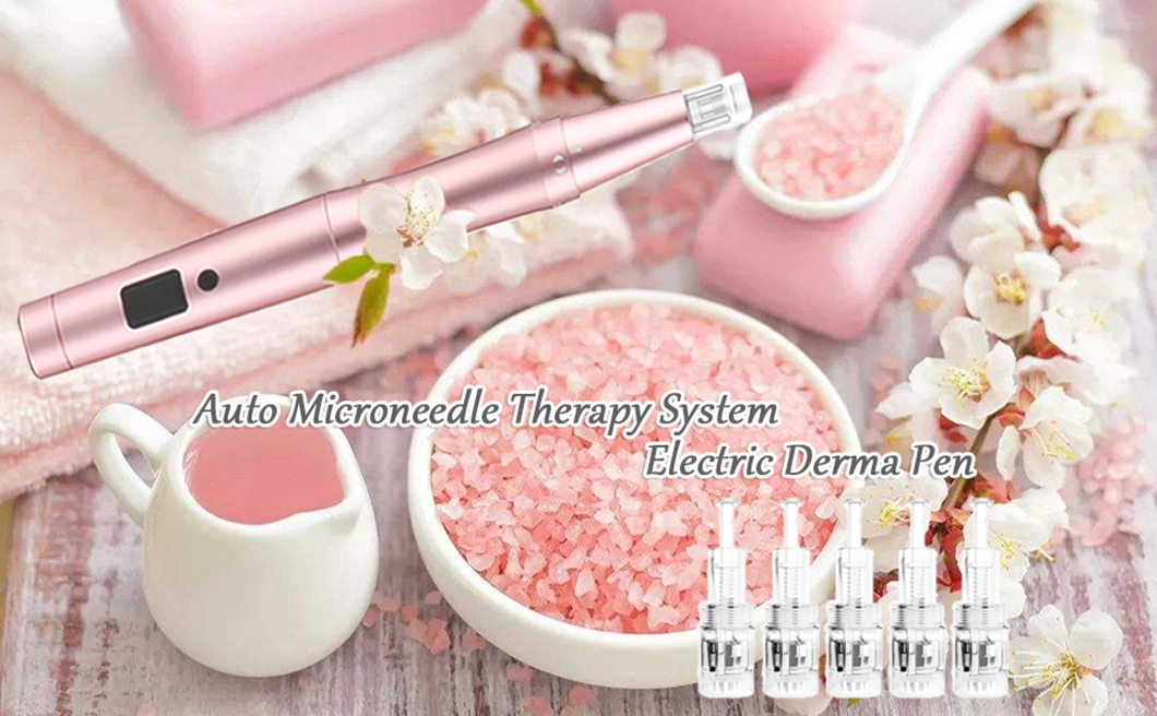 Wireless Microneedling Pen Electric Professional Adjustable Microneedle Derma Pen for Face Body